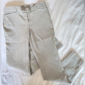 Elastic Waist Printed Work Pants